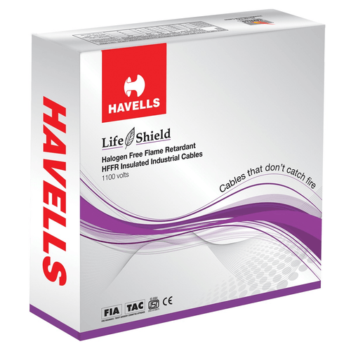 Havells Life Sheild Single Core Halogen Free Flame Retardant Insulated Industrial Cables – 90 meters