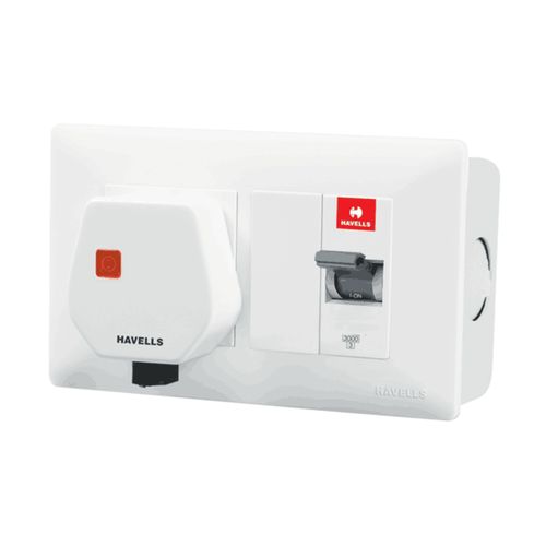 Havells DBOXx MCB Protected Socket Without Enclosure