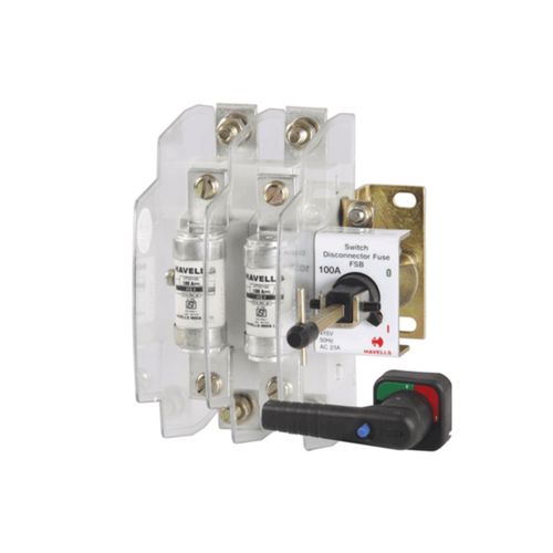 Havells Kompact 2 Pole Bolted Type Switch Disconnector Fuse Unit  OE 32A – 125A